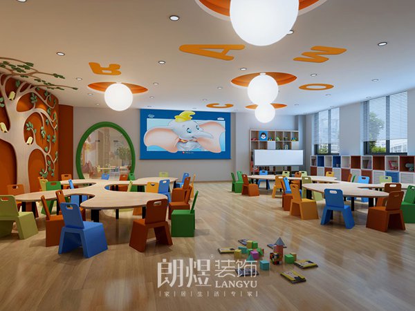 双流早教培训机构装修效果图