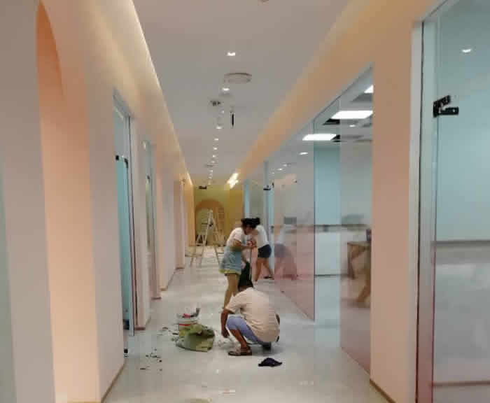仁和春天烘焙培训机构装修-走廊效果图