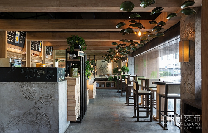 万科魅力之城餐饮店铺装修效果图