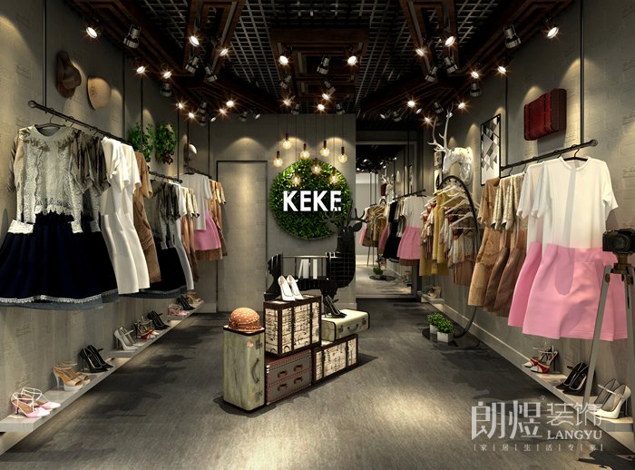 女装店铺装修设计-室内设计效果图3