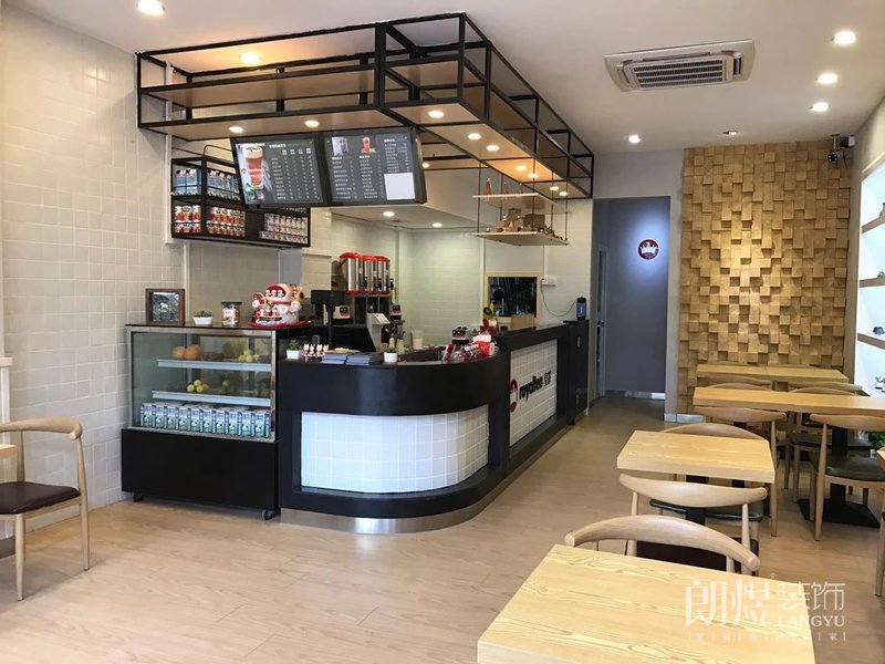 成都新都水果奶茶店装修