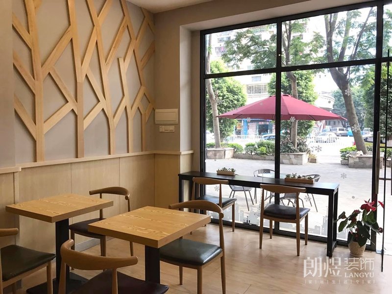 水果奶茶店门头效果图