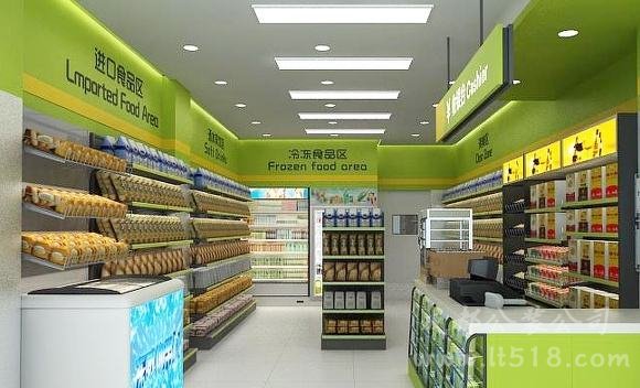 便利店装修设计效果图精选
