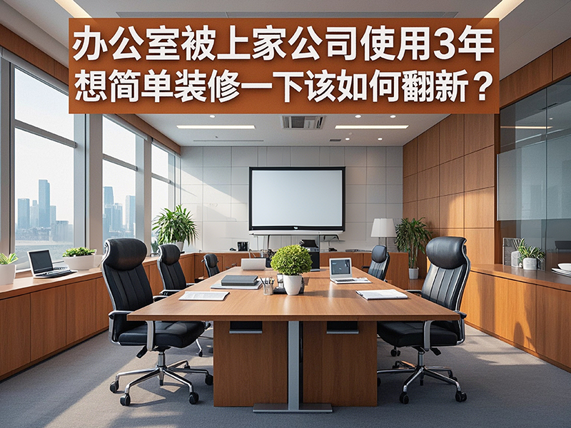 办公室被上家公司使用3年，想简单装修一下该如何翻新？