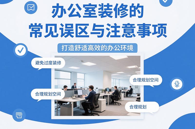 办公室装修的常见误区与注意事项?